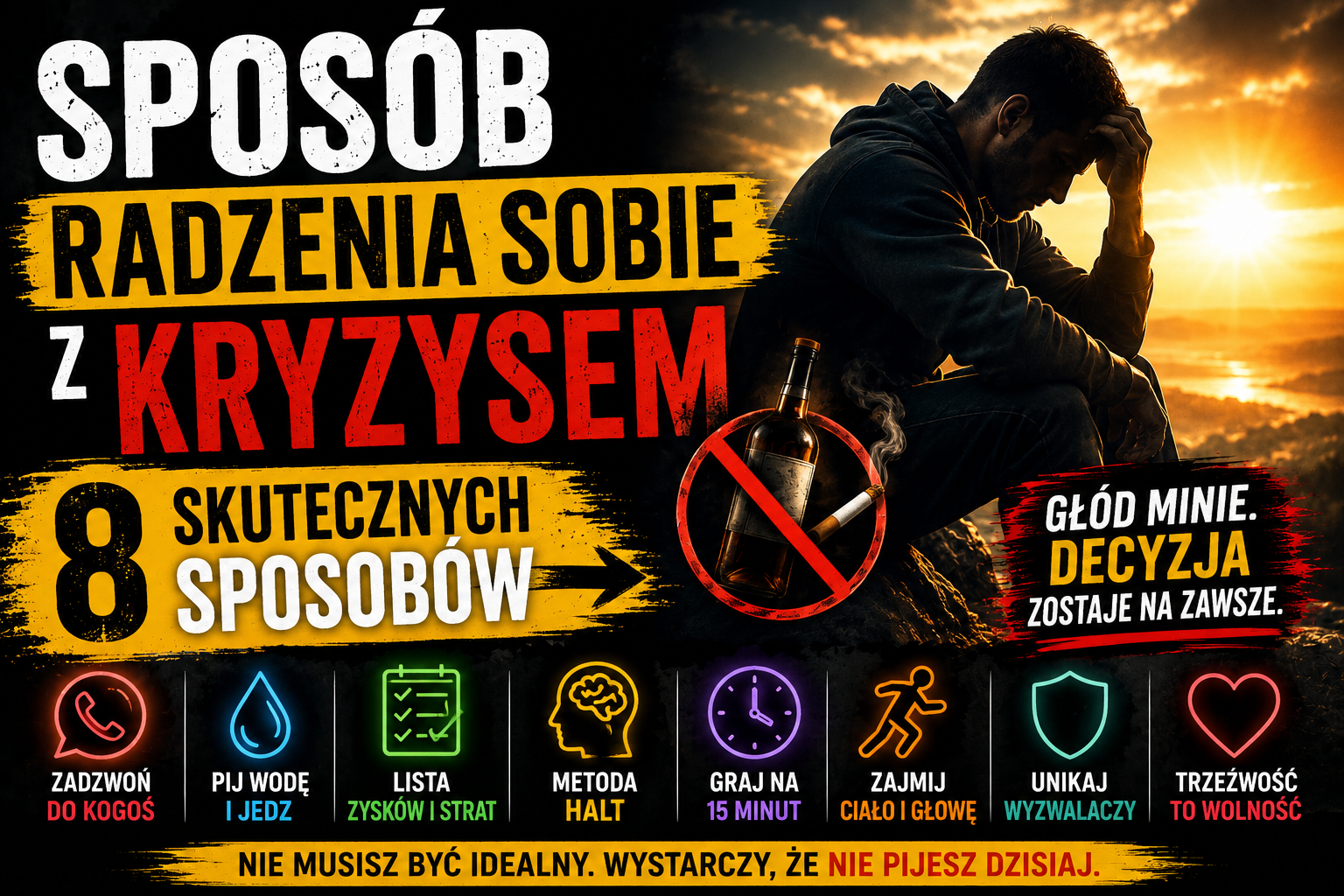 Read more about the article Jak poradzić sobie z głodem alkoholowym i nikotynowym? 8 skutecznych sposobów